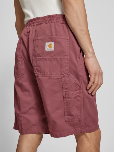 Carhartt Work In Progress Szorty z elastycznym pasem model ‘FLINT’ Brudnoróżowy 3