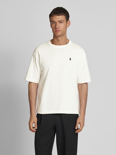 Polo Ralph Lauren T-Shirt mit Logo-Stitching Offwhite 4