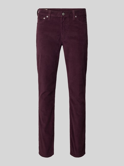 Levi's® Slim Fit Jeans in Cord-Optik Modell '511' Bordeaux 1