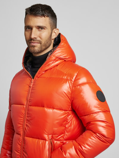 SAVE THE DUCK Steppjacke mit Zweiwege-Reißverschluss Modell 'EDGARD' Orange 3