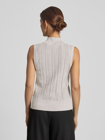 Scotch & Soda Pullunder aus Viskose-Mix mit Stehkragen Silber 5