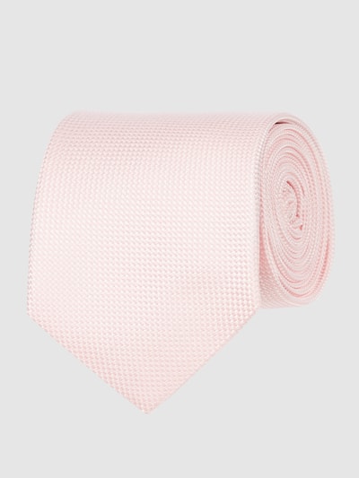 Blick Stropdas van pure zijde (7 cm) Roze - 1