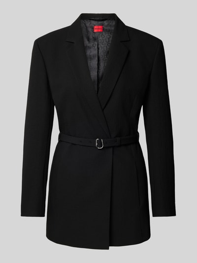 HUGO Blazer mit Taillengürtel Modell 'Amelira' Black 2