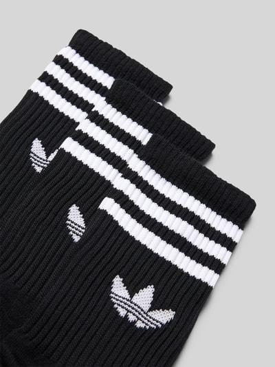 adidas Originals Skarpety z nadrukiem z logo w zestawie 3 szt. Czarny 2