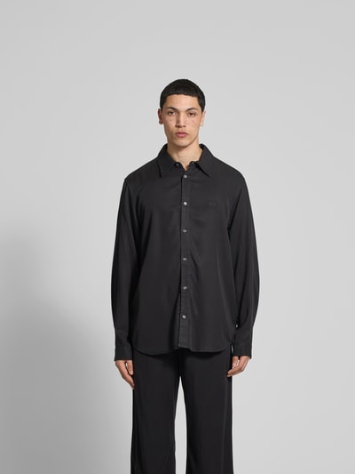 Diesel Freizeithemd mit Knopfleiste Black 4