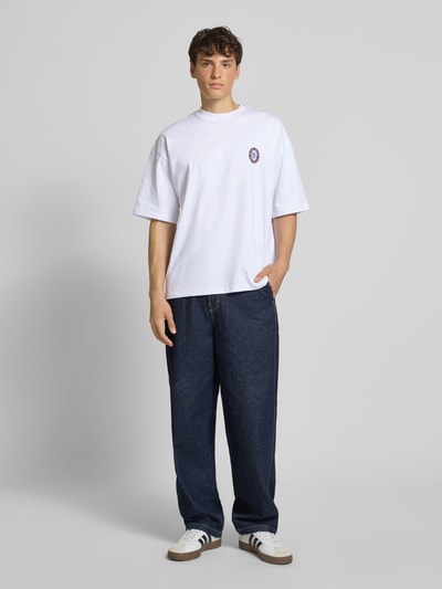 REVIEW T-shirt met ronde hals Wit - 1