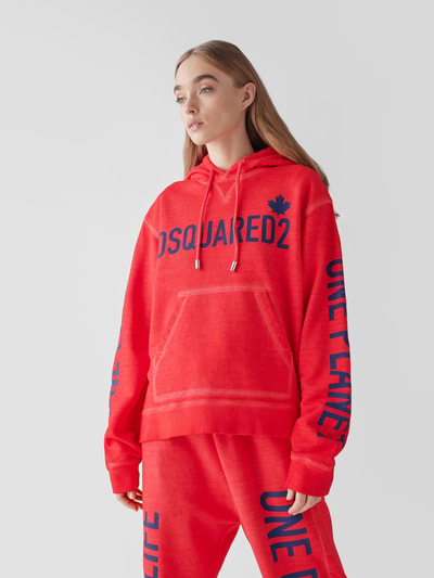 Dsquared2 Hoodie mit Prints Rot 6