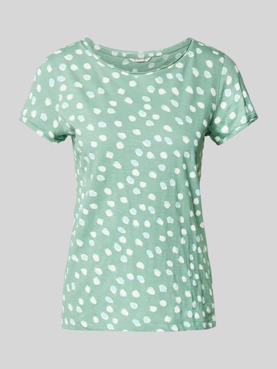 Tom Tailor T-shirt o kroju regular fit z czystej bawełny Miętowy 2