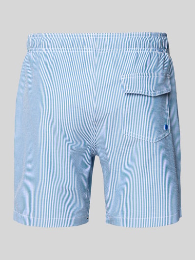 Shiwi Badehose mit Label-Detail Modell 'Pete' Blau 3