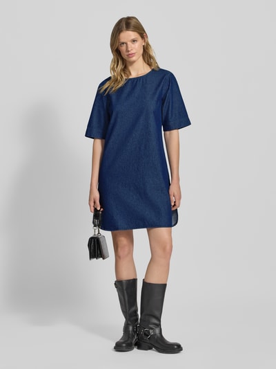 Pieces Loose fit jeansjurk van puur katoen, model 'TENIM' Donkerblauw - 1