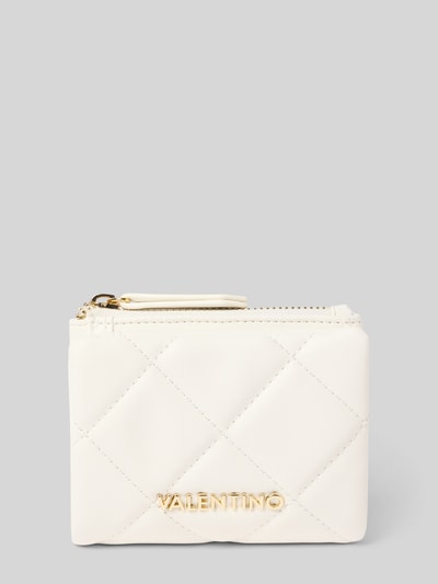 VALENTINO BAGS Portfel z pikowaniem model ‘OCARINA’ Biały 1
