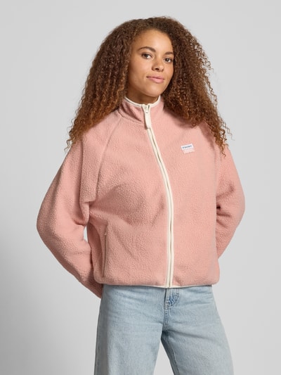 Review Sweatjacke mit Reißverschluss Altrosa 4