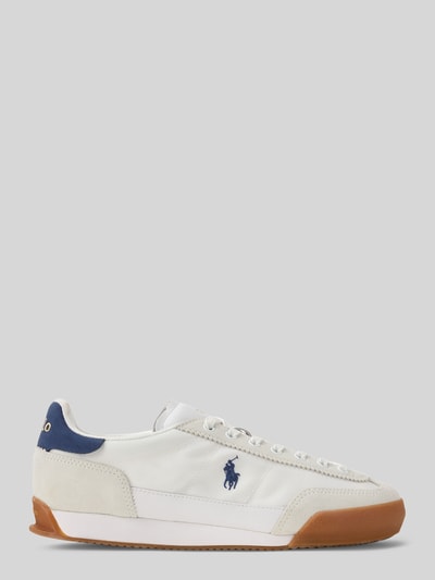 Polo Ralph Lauren Sneakers van echt leer met gestikt logo Wit - 2