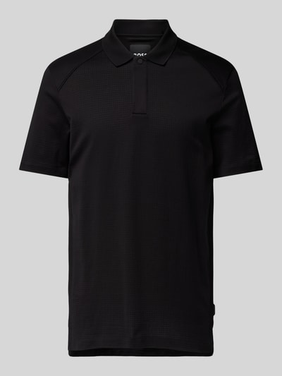 BOSS Poloshirt mit kurzer Knopfleiste Modell 'Parlay' Black 2