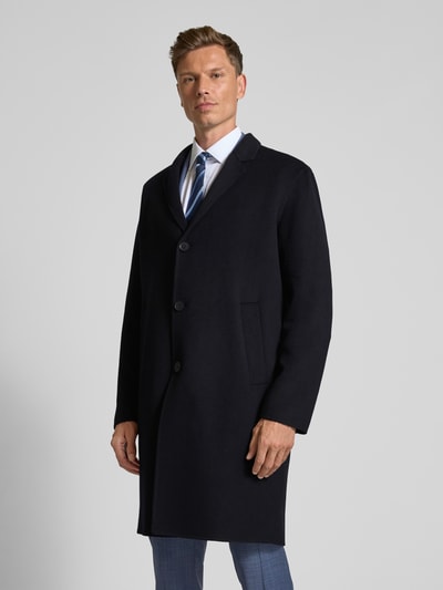 Marc O'Polo Regular Fit Mantel aus Schurwoll-Mix - Marc O'Polo × DFB Travel Collection Dunkelblau 4