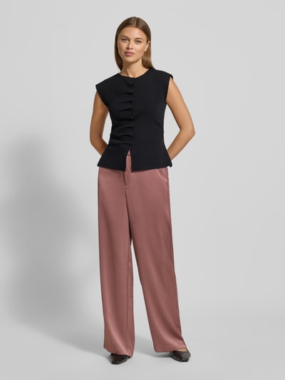 Neo Noir Stoffen broek met Franse steekzakken, model 'Emmett' Oudroze - 1