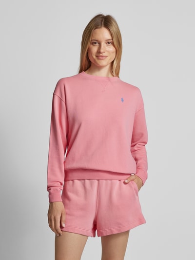 Polo Ralph Lauren Sweatshirt mit Logo-Stitching Pink 4