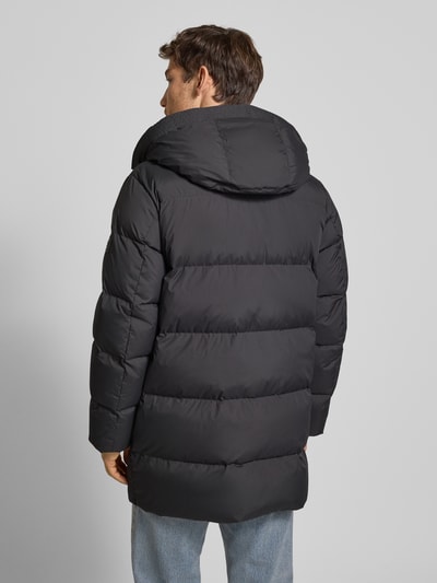 Marc O'Polo Regular Fit Daunenmantel mit Kapuze Anthrazit 5