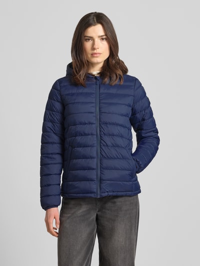 Cars Jeans Gewatteerde jas met capuchon model 'THELMA' Donkerblauw - 4