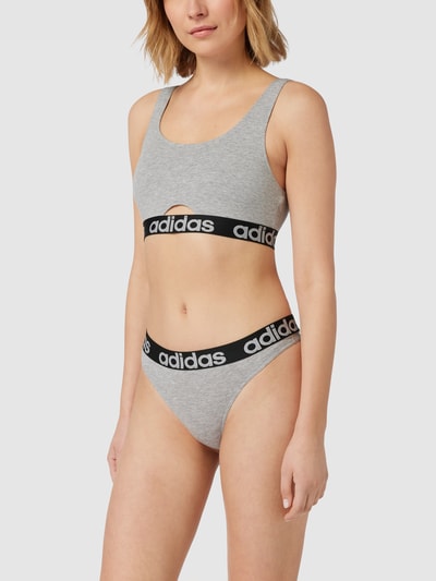 ADIDAS SPORTSWEAR Biustonosz typu bralette z detalem z logo Jasnoszary 1