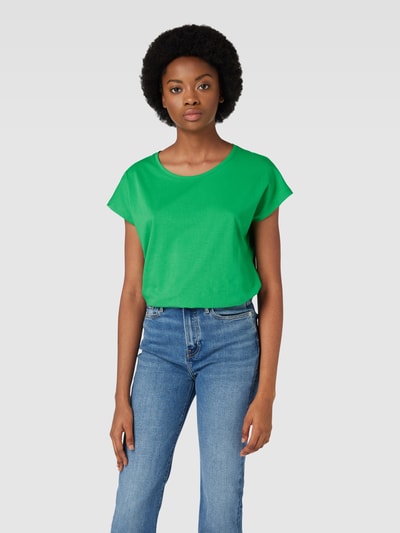 Montego T-shirt met ronde hals Groen - 4