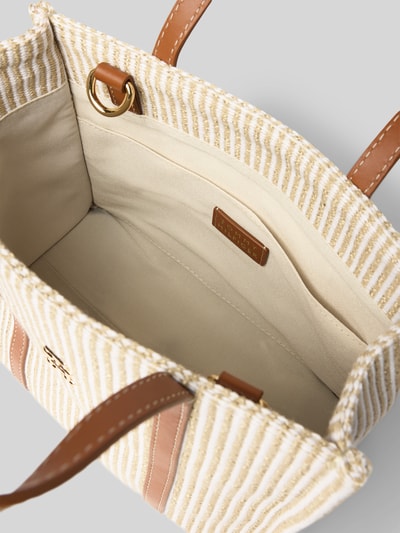 Tommy Hilfiger Crossbody-Strand-Tasche aus Baumwollmix Beige 5