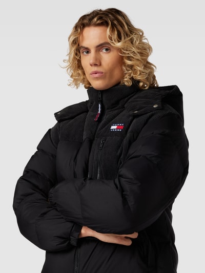 Tommy Jeans Steppjacke mit Label-Patch Modell 'ALASKA' Black 3