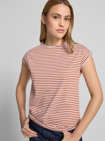 Christian Berg Woman T-Shirt mit Rundhalsausschnitt Cognac 3