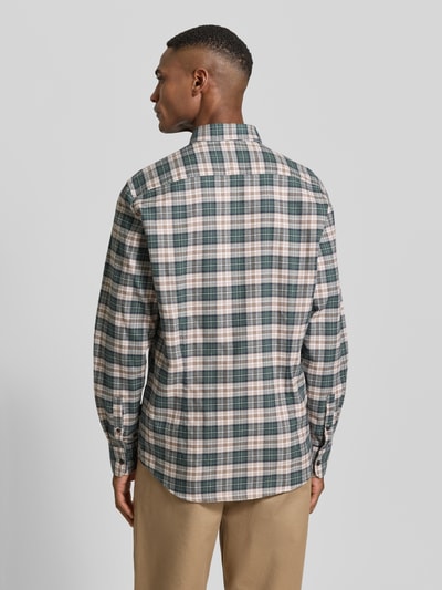 bugatti Freizeithemd mit Knopfleiste Khaki 5