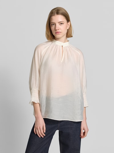 MORE & MORE Regular Fit Bluse mit 3/4-Arm Offwhite 4