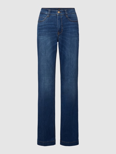 MAC Flared cut jeans met steekzakken Blauw - 2