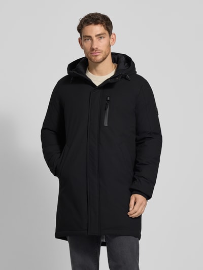 Antony Morato Płaszcz z kapturem Czarny 4