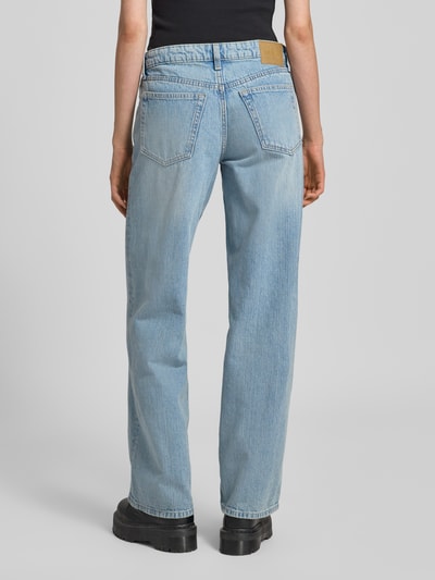 WEEKDAY Jeansy o luźnym kroju z czystej bawełny model ‘Ample’ Jasnoniebieski melanż 5