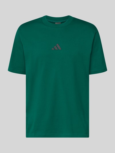 Produktfoto, zielony t-shirt Regular Fit T-Shirt aus reiner Baumwolle von adidas Sportswear, prosty krój, gładka faktura bawełny
