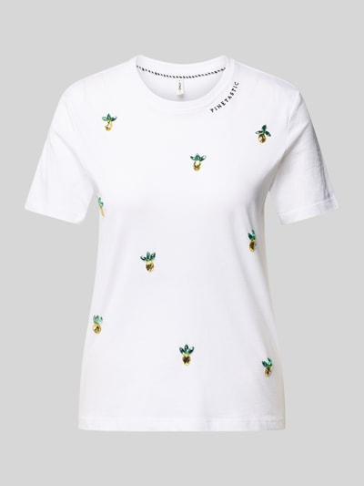 Only Regular Fit T-Shirt aus reiner Baumwolle Modell 'KITA' Weiss 2