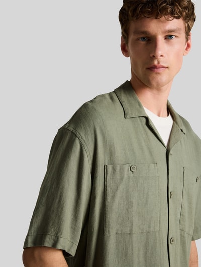 Tom Tailor Denim Loose Fit Freizeithemd aus Leinen-Viskose-Mix Mint 3