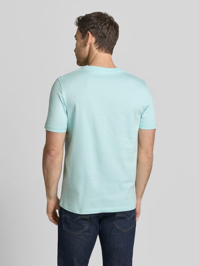 s.Oliver RED LABEL regular fit T-shirt van puur katoen Turquoise - 5