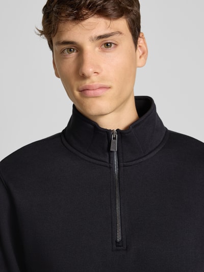 Only & Sons Regular Fit Troyer aus Baumwoll-Mix Modell 'CERES' Black 3