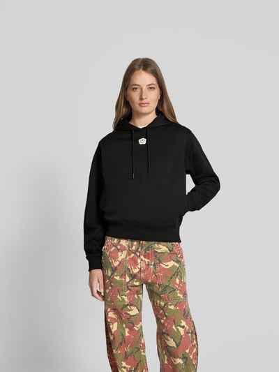 Kenzo Hoodie mit Logo-Print Black 4