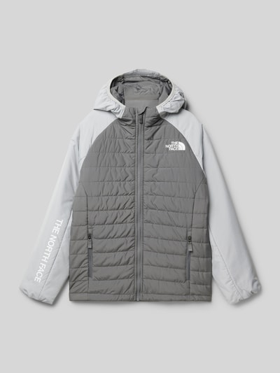 The North Face Steppjacke mit Label-Print Modell 'NEVER STOP' Mittelgrau 1