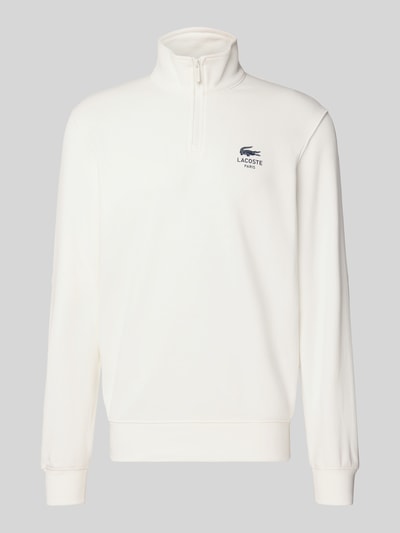 Lacoste Regular Fit Sweatshirt aus reiner Baumwolle Modell 'HERITAGE' Offwhite 2