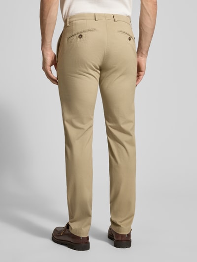 bugatti Regular Fit Chino mit Gesäßtaschen Beige 5