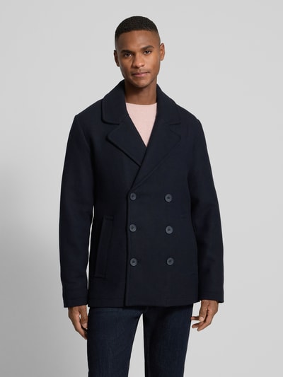 Casual Friday Jack met reverskraag, model 'METS' Donkerblauw - 4