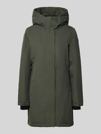 Produktfoto, Parka mit 10.0000mm Wassersäule von G.I.G.A. DX in Olivgrün, glatte Struktur, verdeckter Reißverschluss, Kapuze, Regular Fit