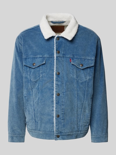 Levi's® Relaxed Fit Sherpa Jacket mit Kentkragen Jeansblau 1