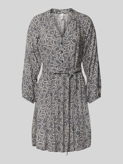 Only Soepele mini-jurk van pure viscose, model 'NOVA' Jeansblauw - 2