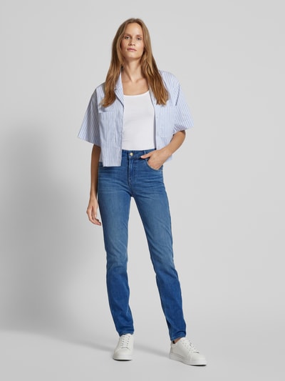 Brax Jeans met steekzakken, model 'Shakira' Marineblauw - 1