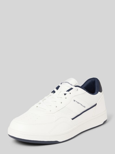 Tom Tailor Sneaker mit Label-Schriftzug Modell 'Basket Logo' Weiss 1