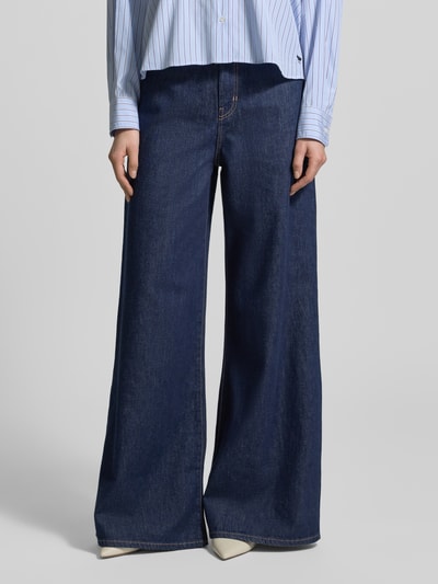 Weekend Max Mara  Wide Leg Loose Fit Jeans aus reiner Baumwolle Modell 'VEGA' Dunkelblau 4