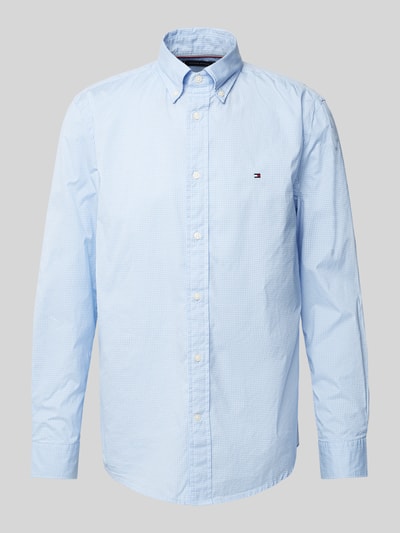 Tommy Hilfiger Regular Fit Hemd aus reiner Baumwolle Hellblau 2